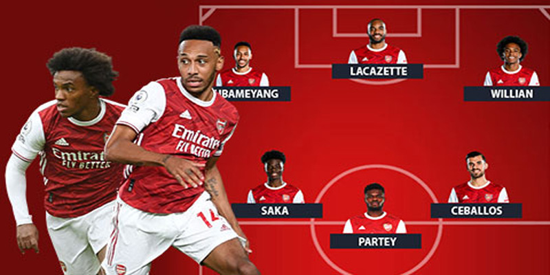 Đội hình CLB Arsenal có phong độ tốt nhất
